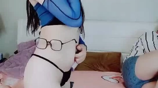 第一次找单男合体开发00后闷骚女友